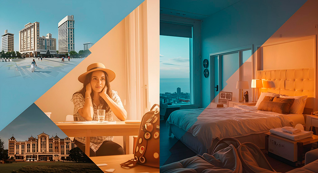 milhares de opções de hospedagem, voos, aluguel e experiências na Booking.com