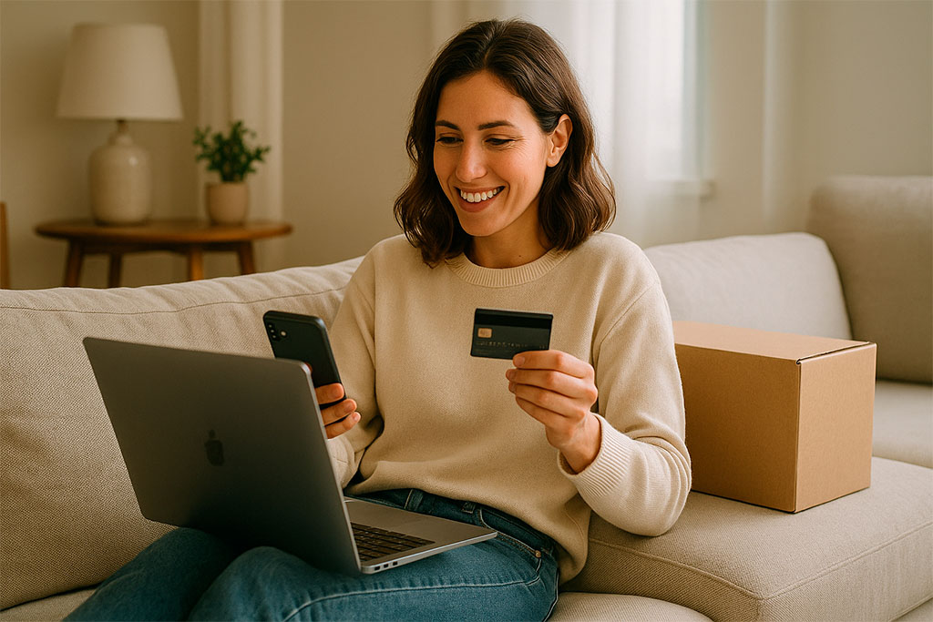 processo seguro de compra digital na Dafiti com suporte e logística rápida