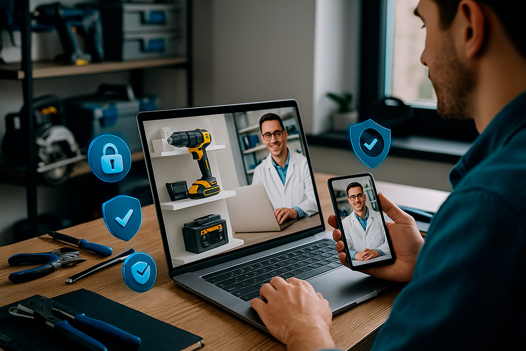 processo de compra segura com suporte técnico na Ferramentas Kennedy