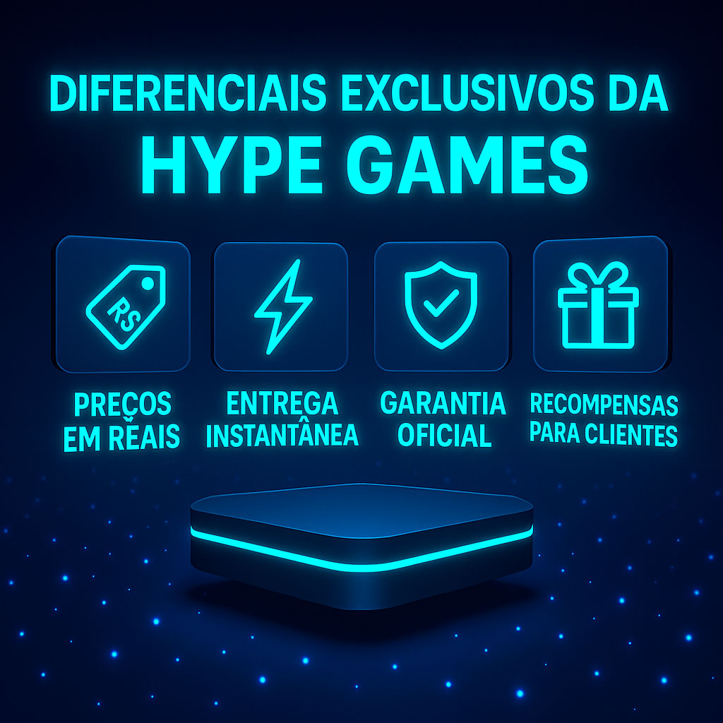diferenciais exclusivos da Hype Games no mercado brasileiro
